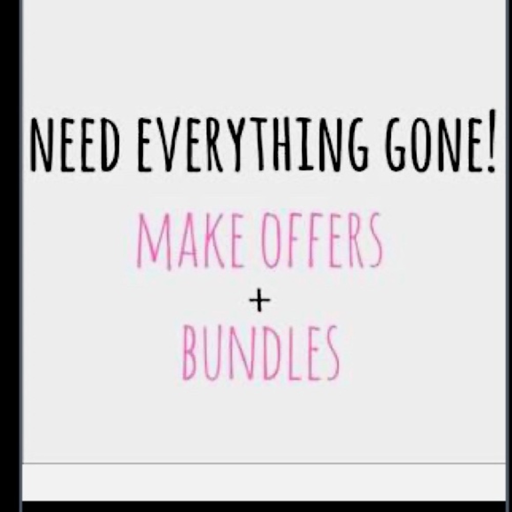 Make offers everything must go good price and free shipping